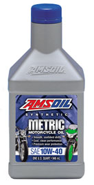 Amsoil (MCF) 10W-40 Synthetic Metric Motorcycle Oil